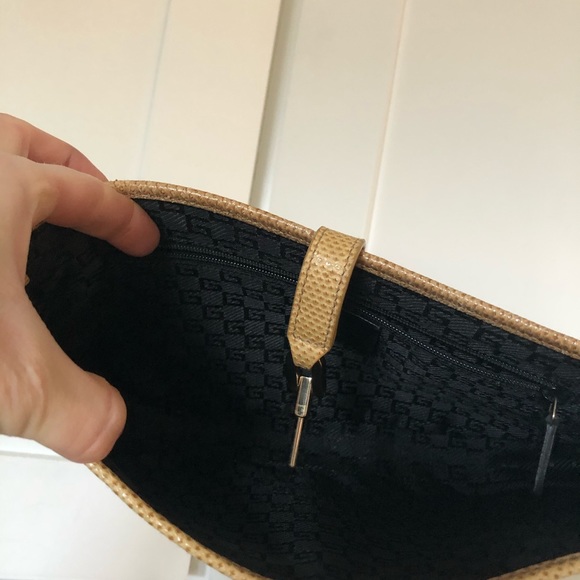🔥GUCCI🔥RARE VINTAGE Jackie lizard VERY HARD TO FIND. - Picture 12 of 16